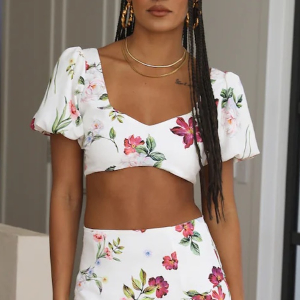 Floral co-ord skirt set